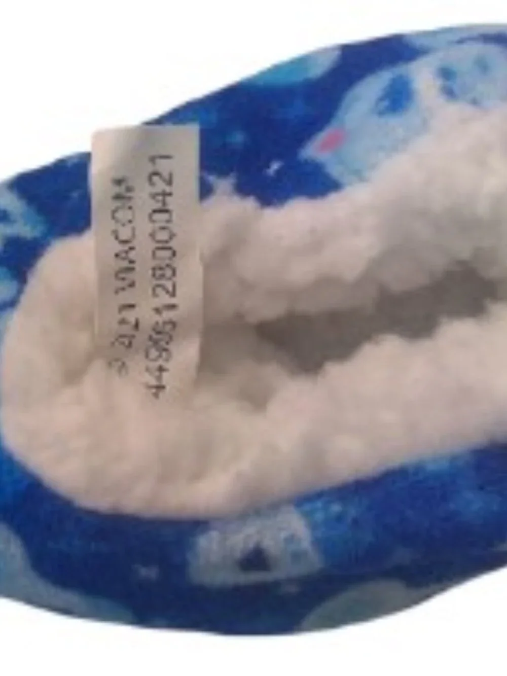 Fuzzy Babba Blue's Clues Slipper Socks with Gripper Bottoms